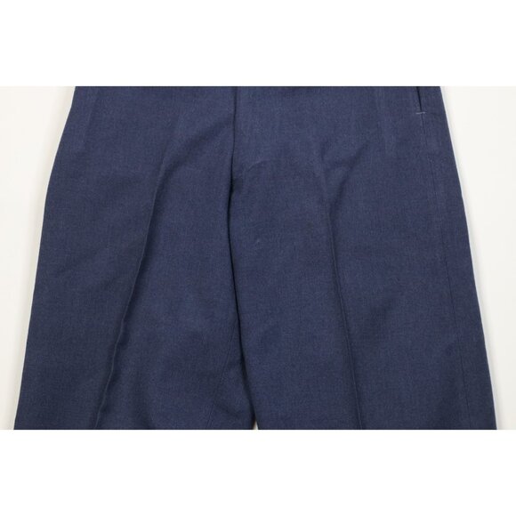 Vtg 50s Korean War USGI Mens 30x31 Wool Serge 18oz USAF Wide Leg Pants Trousers - Picture 3 of 15